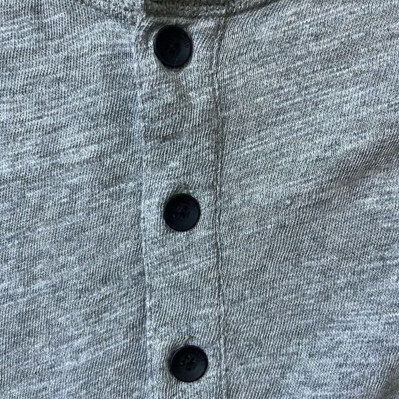 Rag and Bone Gray Short Sleeve Shirt, size XL - Picture 3 of 10